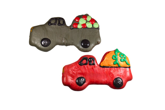 Fall Truck with Apples and Pumpkins Set of 6